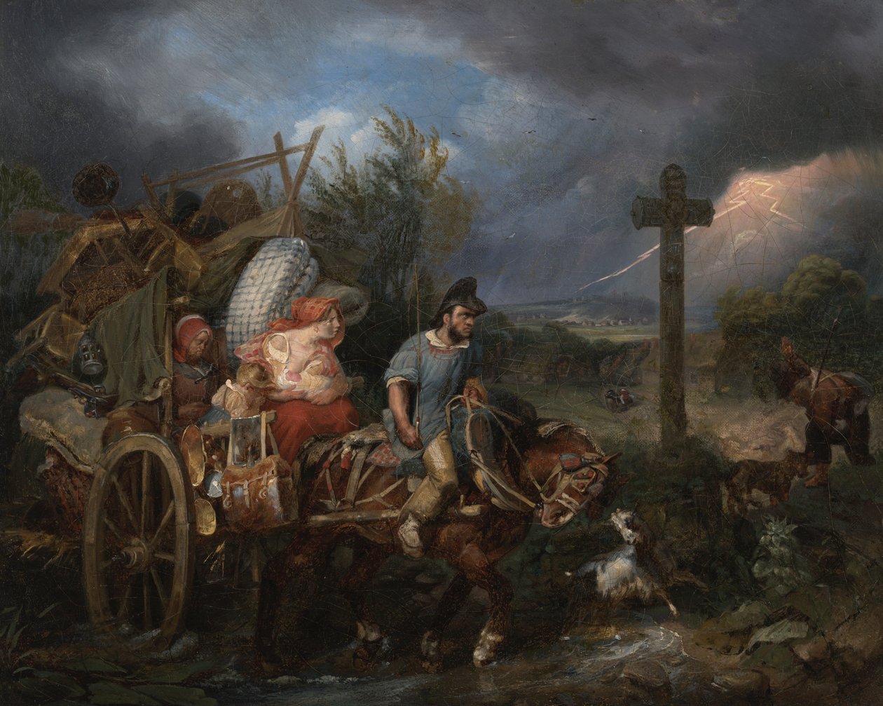 Die Postkutsche von Nicolas Toussaint Charlet