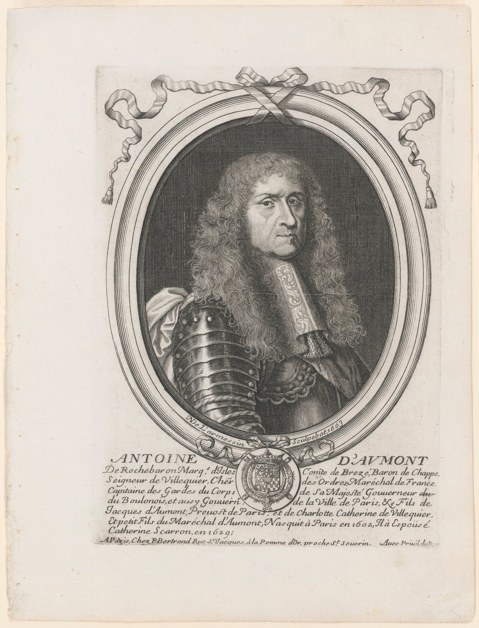 Porträt von Antoine d von Nicolas de Larmessin