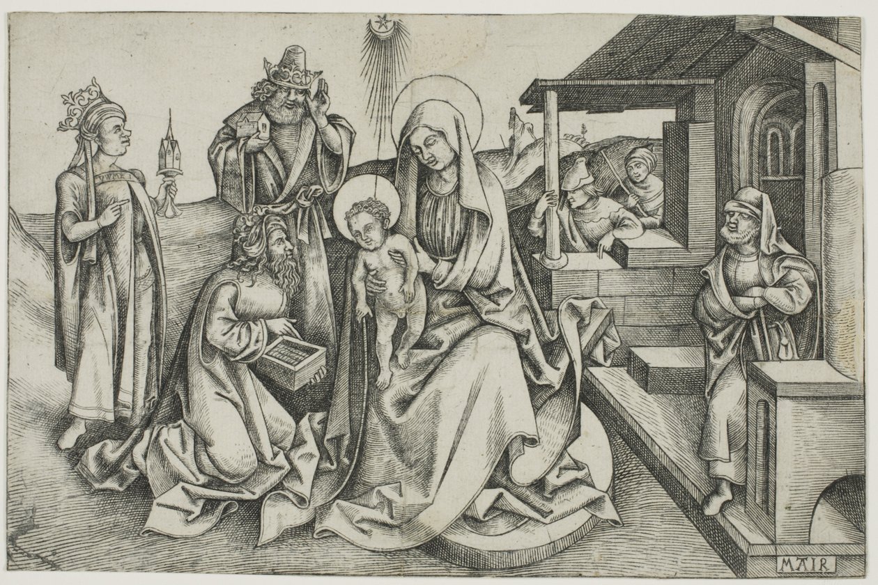 Anbetung der Heiligen Drei Könige von Nicolaus Alexander Mair von Landshut