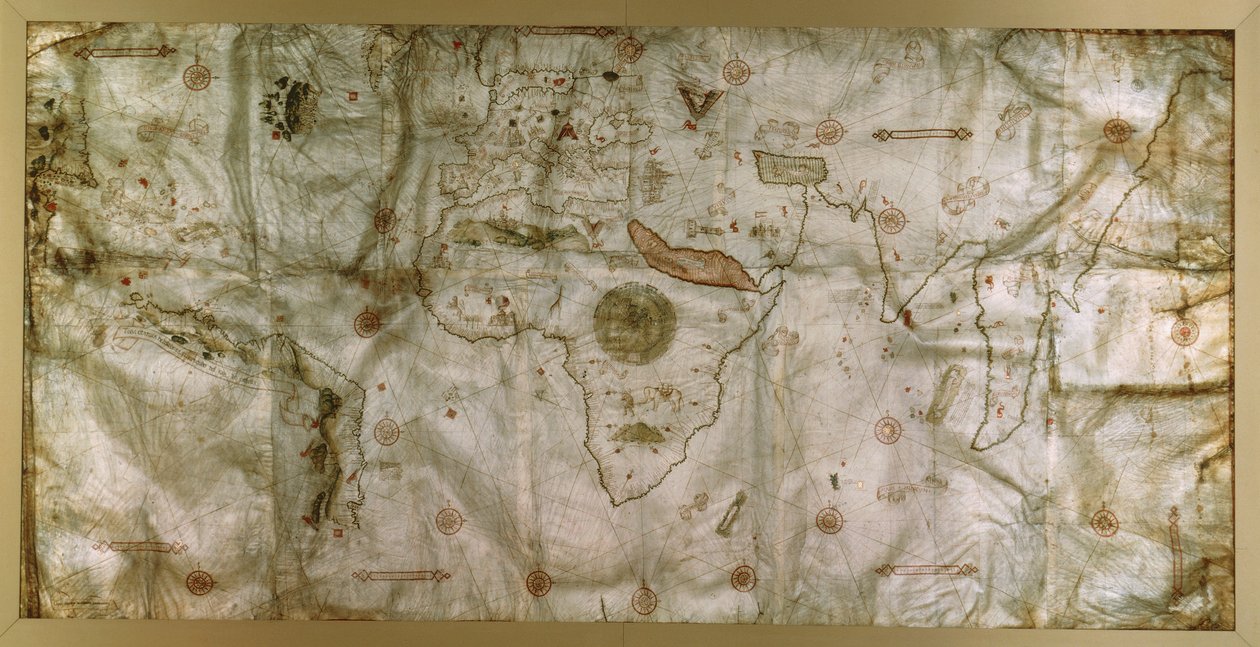 Planisphäre von Nicolas de Caverio von Nicolay de Caveri
