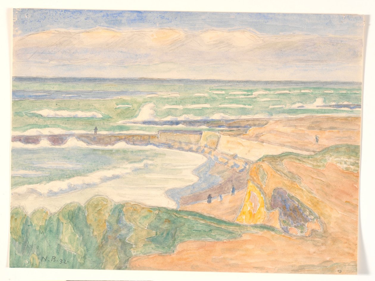 Klippen bei Bovbjerg von Niels Jakob Jakobsen Bjerre