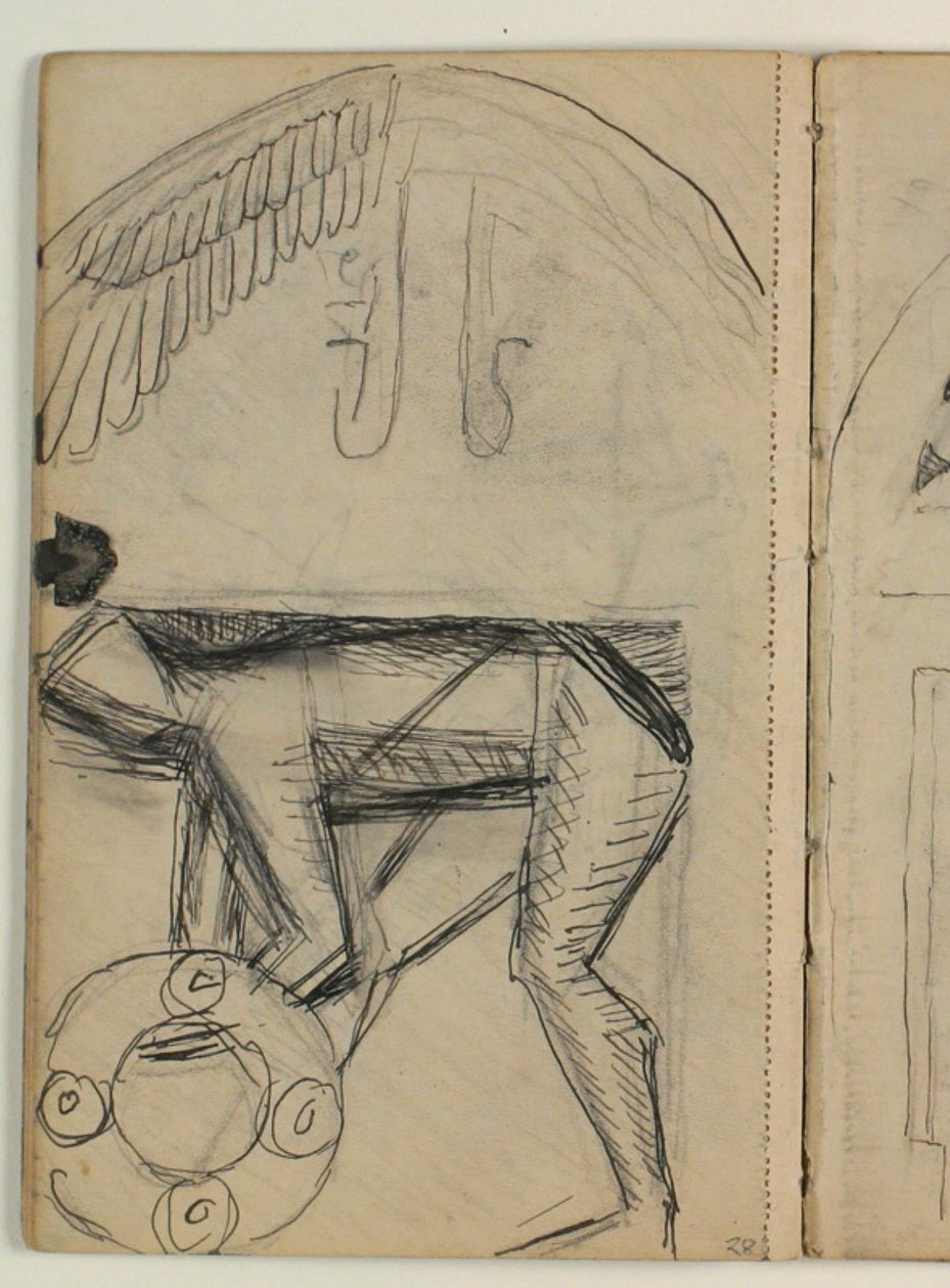 Entwurf für Poul S. Christiansens Grabmal von Niels Larsen Stevns