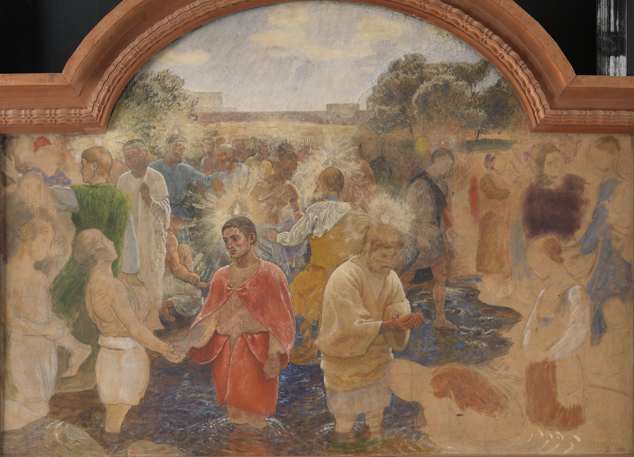 Die Taufe am Pfingsttag von Niels Skovgaard