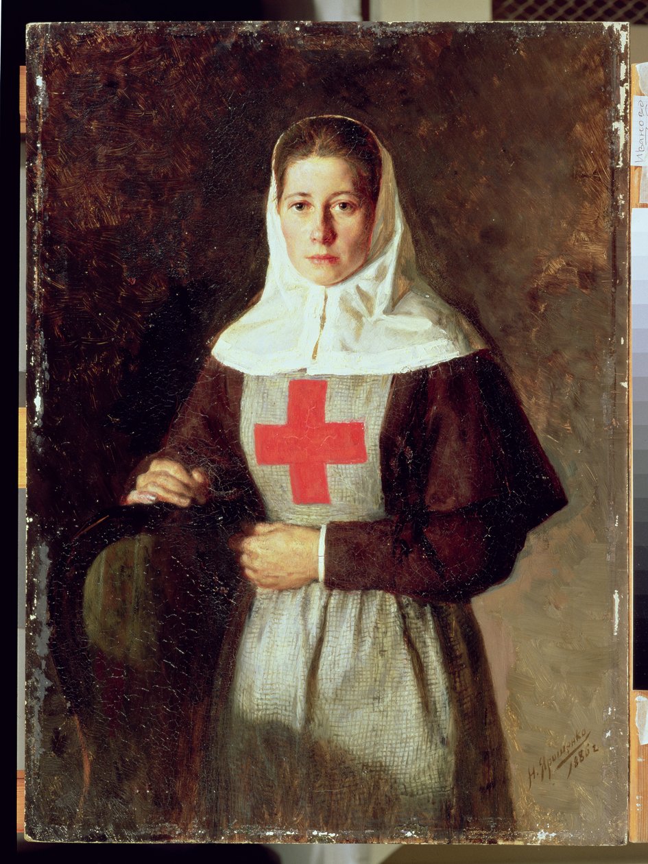 Eine Krankenschwester, 1886 von Nikolai Aleksandrovich Yaroshenko