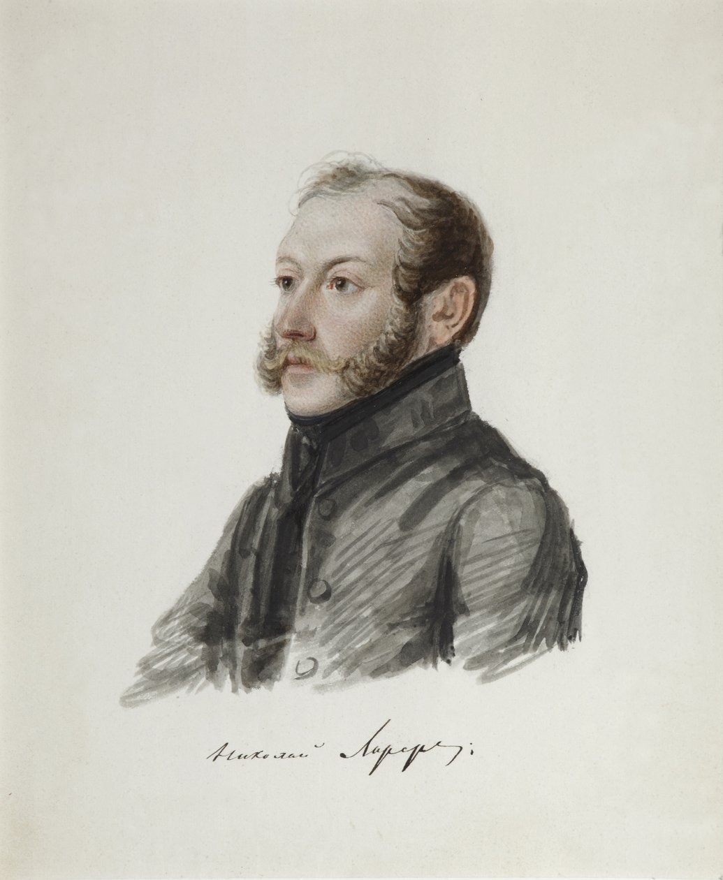 Porträt des Dekabristen Nikolai Lorer 1794-1873, 1832-1833 von Nikolai Alexandrovich Bestuzhev