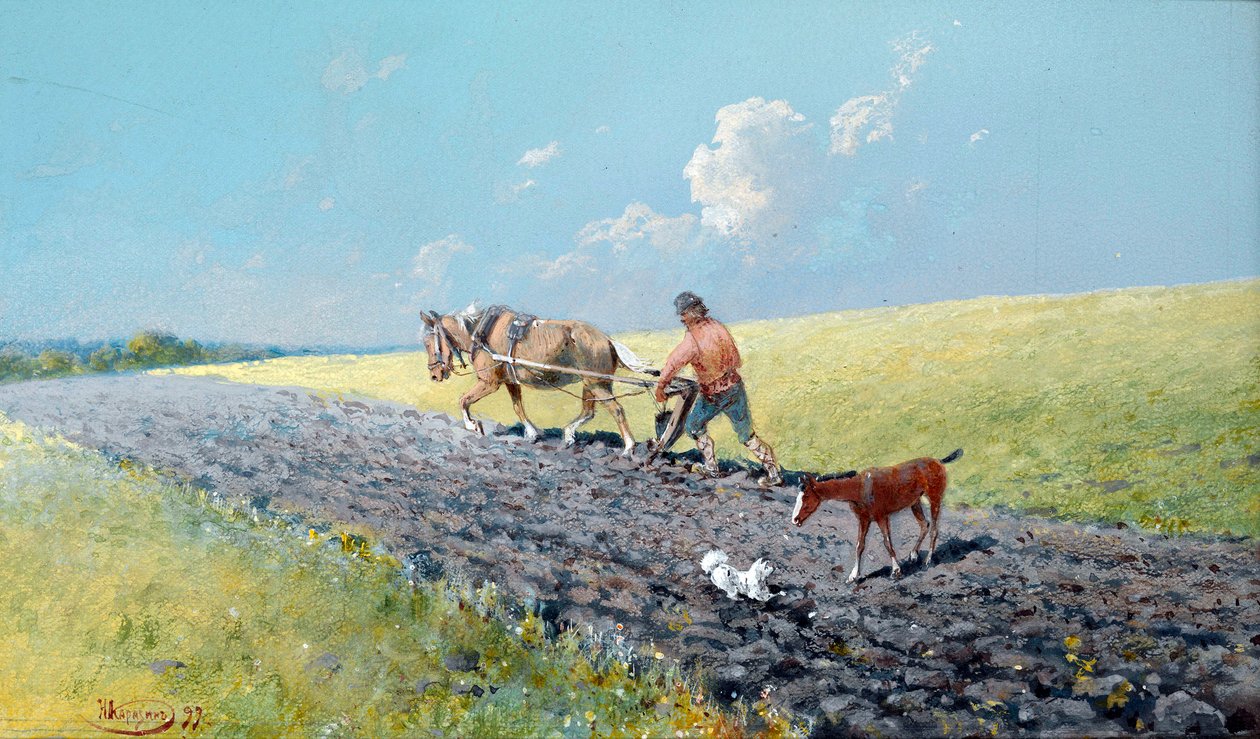 Der Pflüger von Nikolai Nikolayevich Karasin