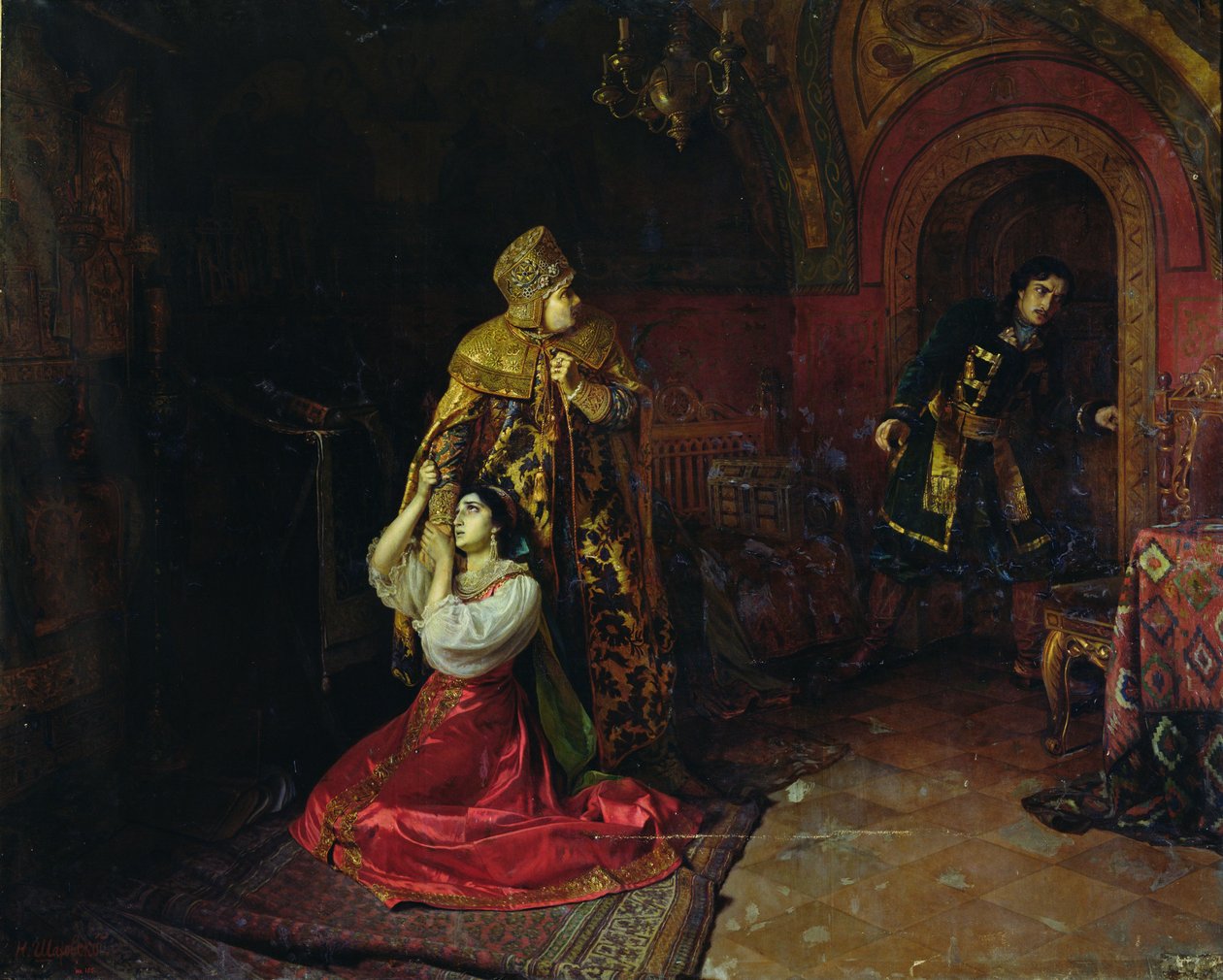 Die letzten Minuten der Familie Godunov von Nikolai Pavlovich Shakhovskoi