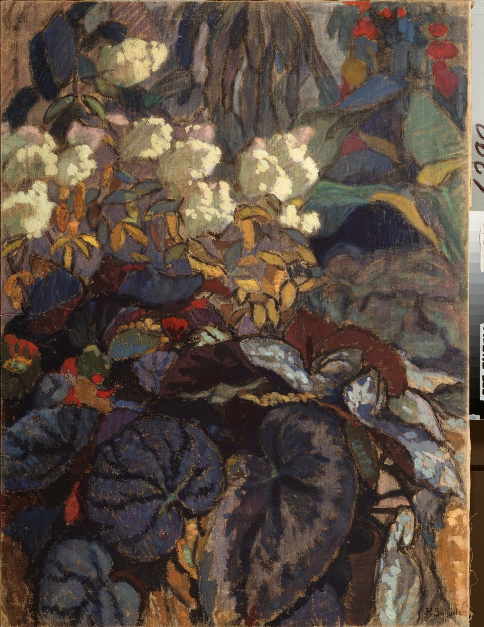 Blumen - Gemälde von Nikolai Semyonovich Zaytsev (1885-1938) von Nikolai Semyonovich Zaytsev