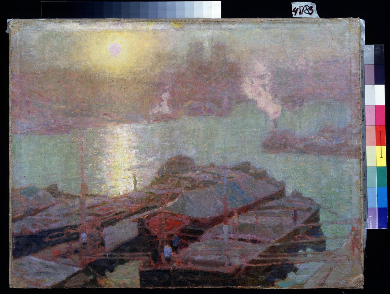 Die Seine in Paris von Nikolai Vasilyevich Dosekin