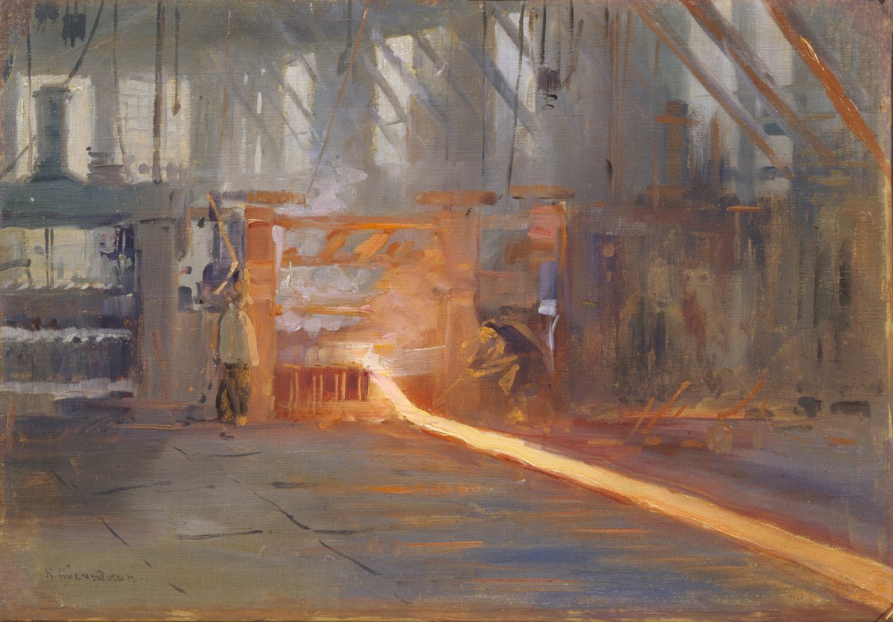 In den Chusovoy Metallurgischen Werken von Nikolaj Alekseevich Kasatkin