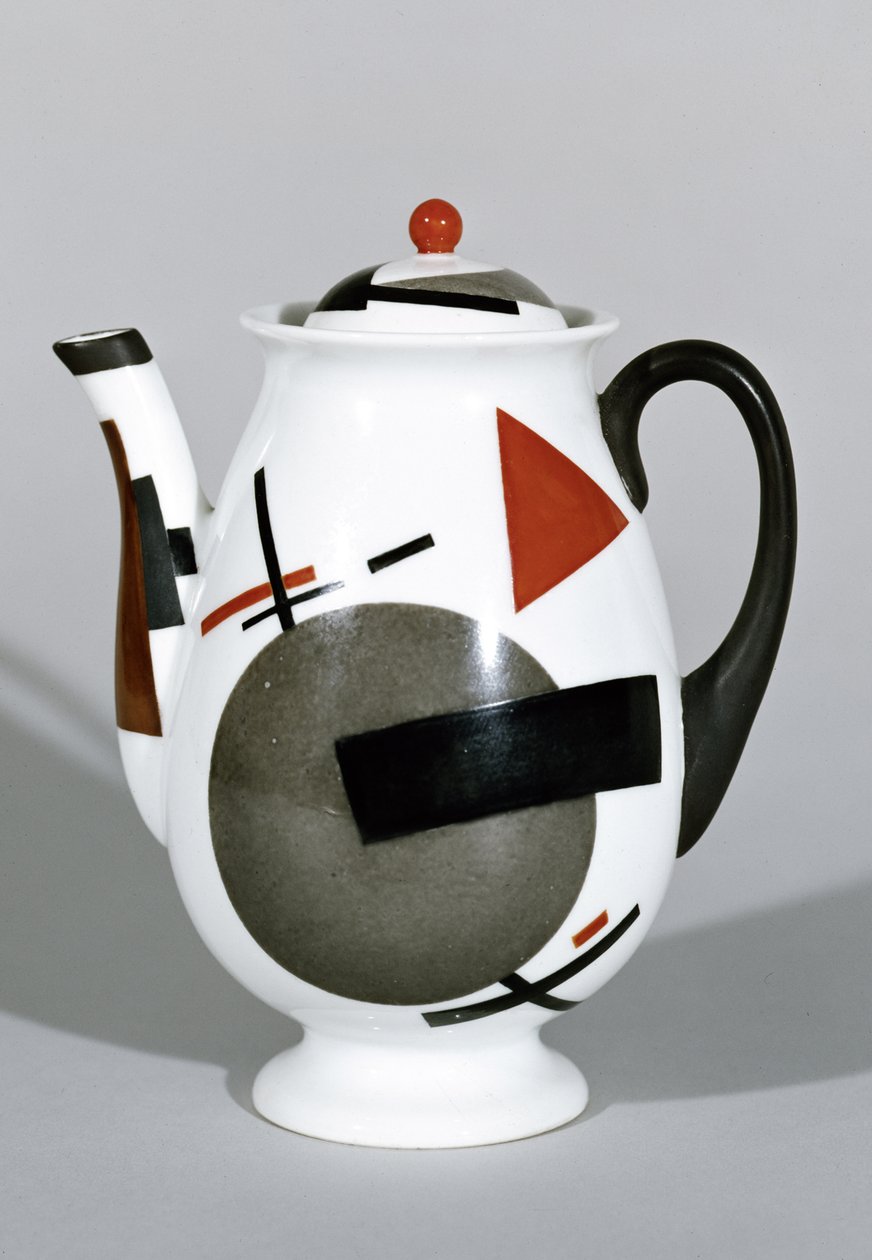 Kaffeekanne, um 1924 von Nikolaj Mihailovic Suetin