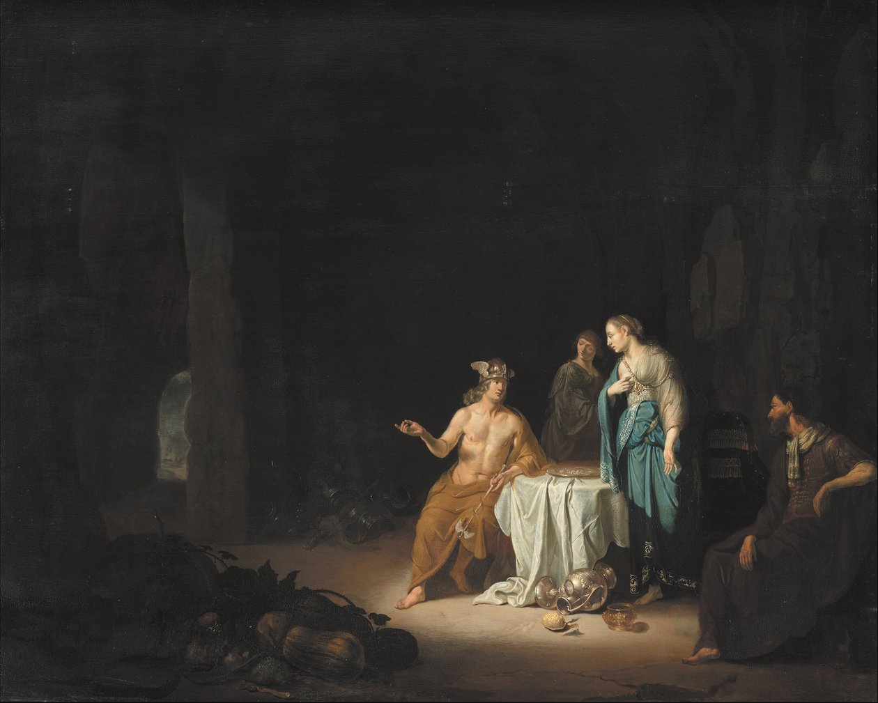 Der Apostel Paulus verteidigt sich beim Prozess in Caesarea von Nikolaus Knüpfer