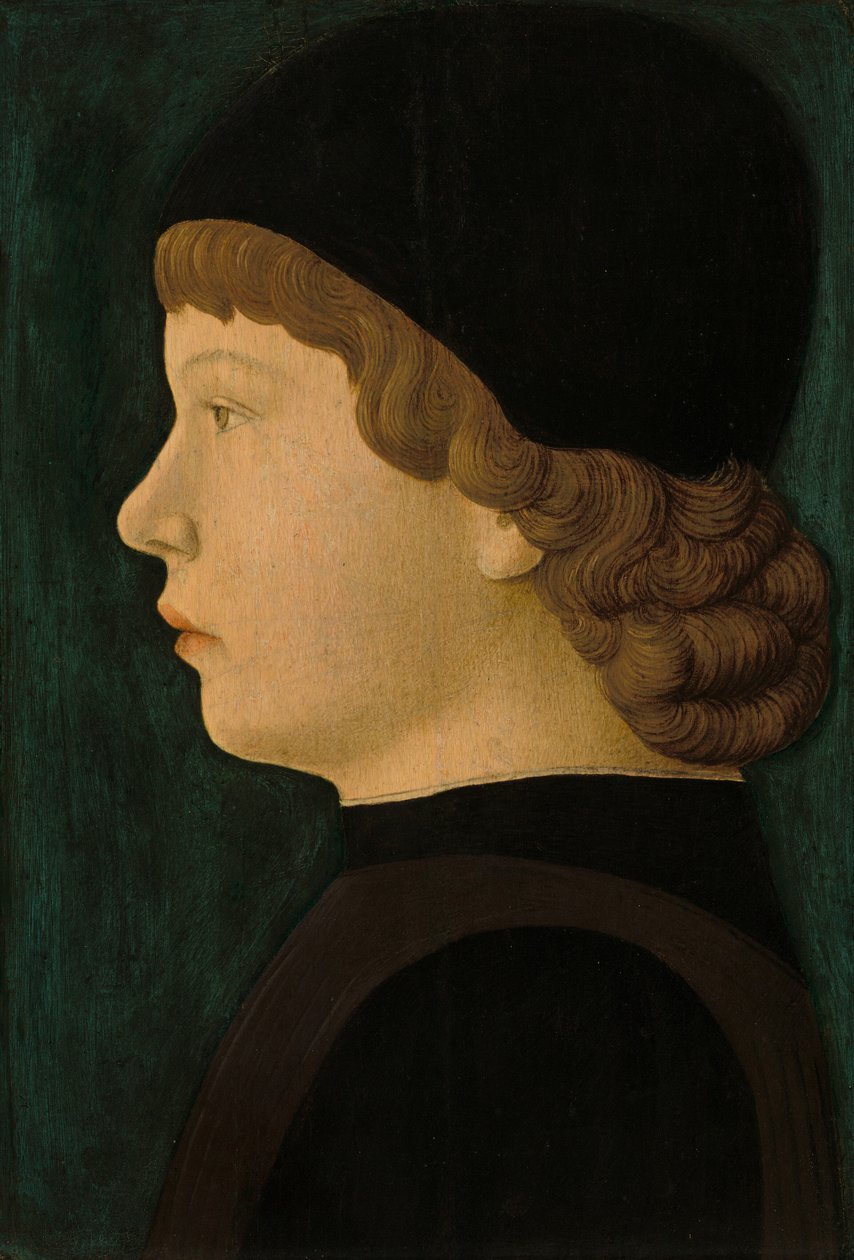 Profilporträt eines Jungen von Northern Italian School