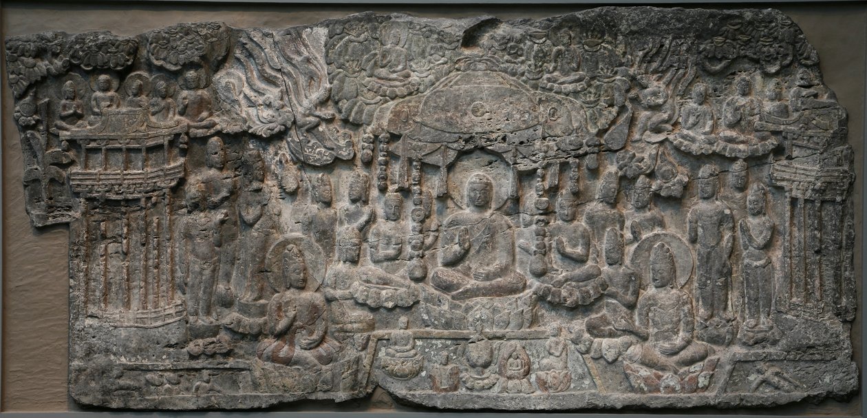 Westliches Paradies, Handan, Provinz Hebei, 550-577 von Northern Qi Dynasty Chinese Scool