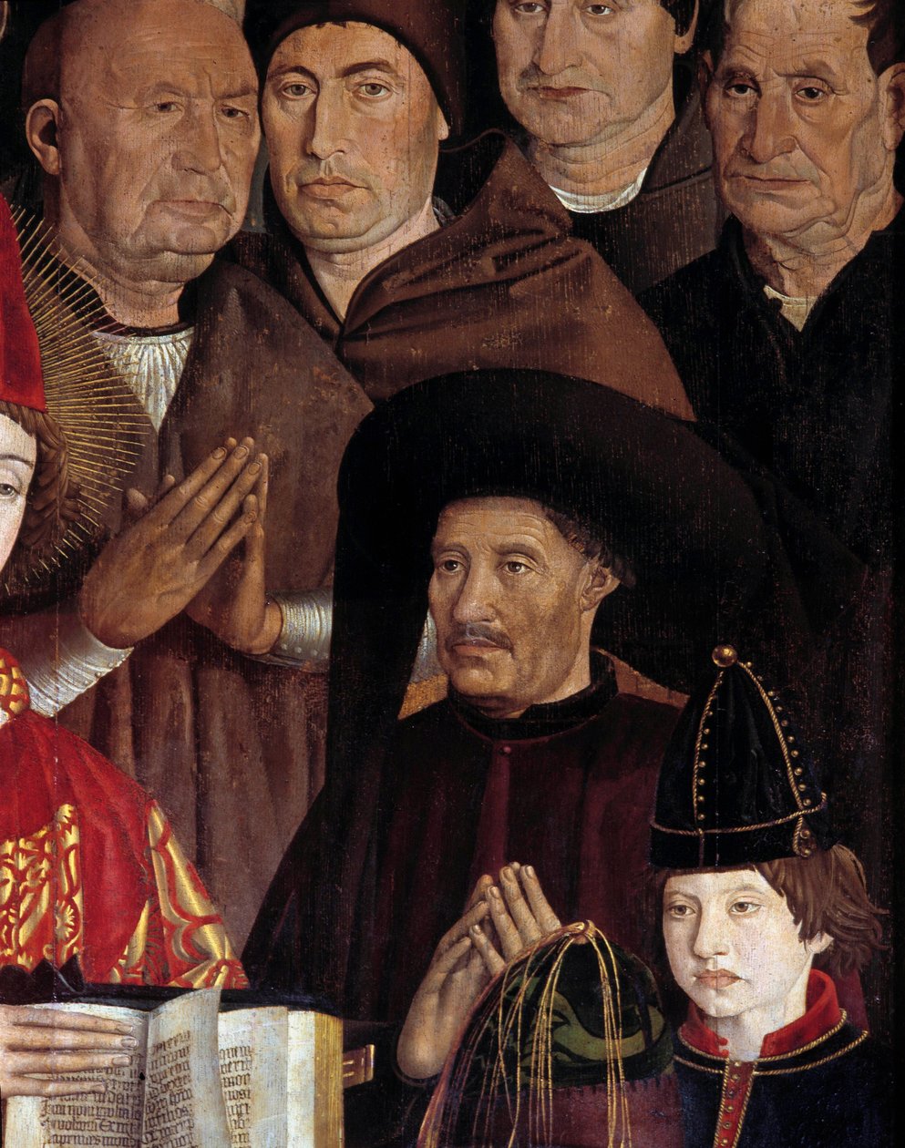 Polyptychon des Heiligen Vinzenz (Detail) von Nuno Goncalves or Gonzalvez