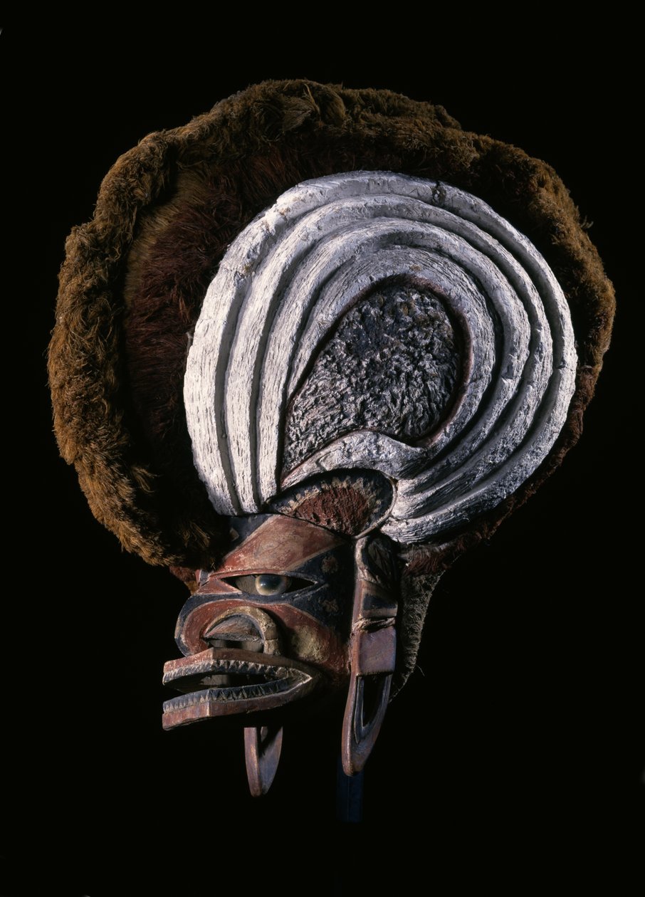 Helmmasken (tatanua), Nord-Neuirland, Papua-Neuguinea von Oceanic Oceanic