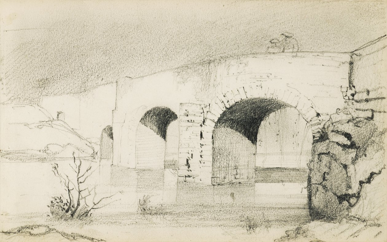 Zeichnung aus einem Album mit dem Titel "Das Baskenland", 1862-63 von Odilon Redon