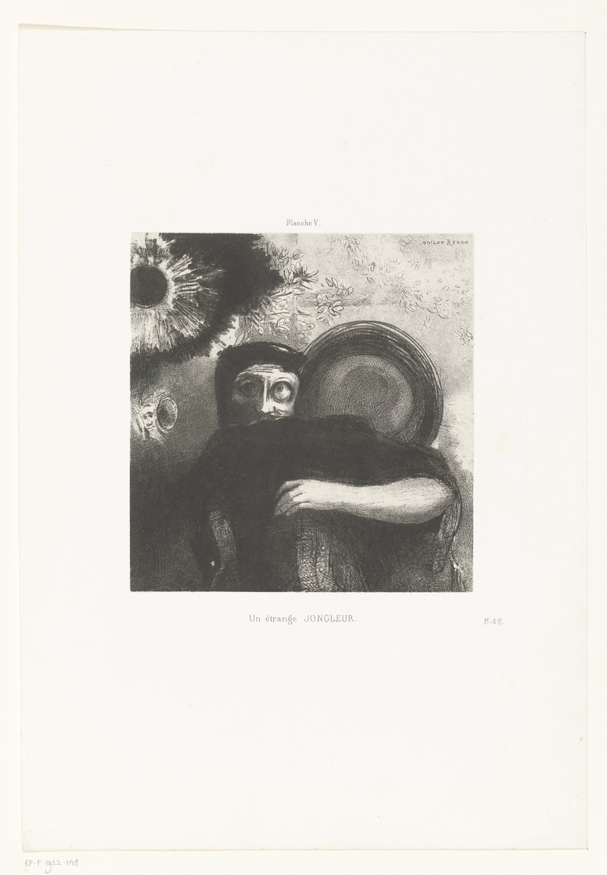 Ein seltsamer Jongleur von Odilon Redon