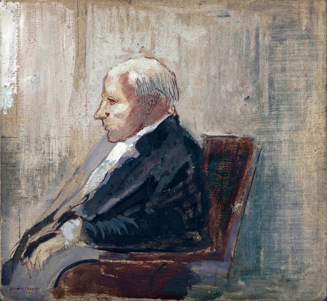 Sitzender Mann von Odilon Redon