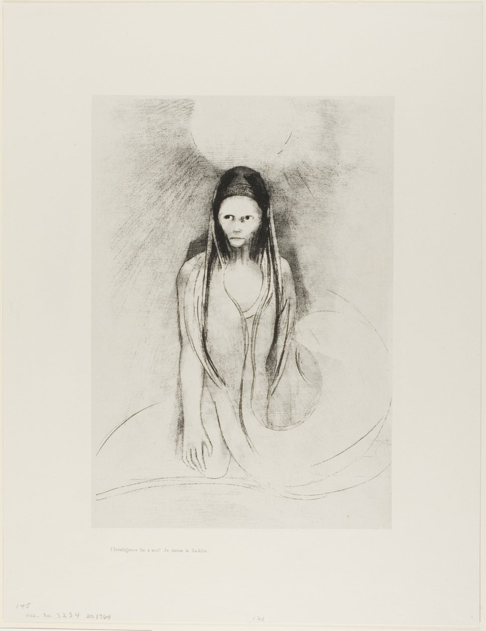 Intelligenz war mein! Ich wurde der Buddha, Platte 12 von 24 von Odilon Redon