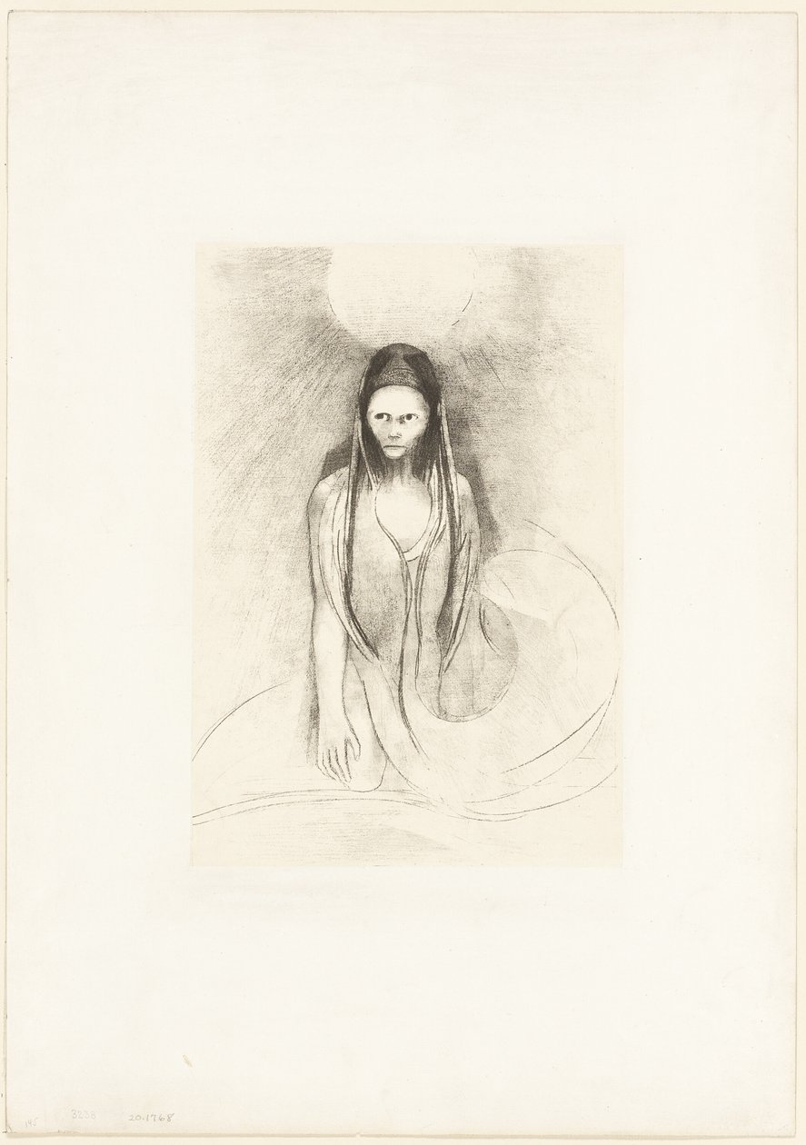 Intelligenz war mein! Ich wurde der Buddha, Blatt 12 von 24 von Odilon Redon