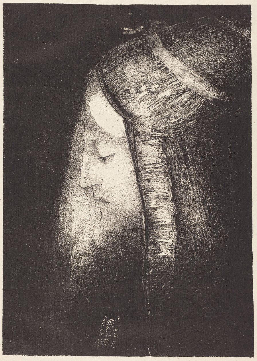 Profil des Lichts von Odilon Redon