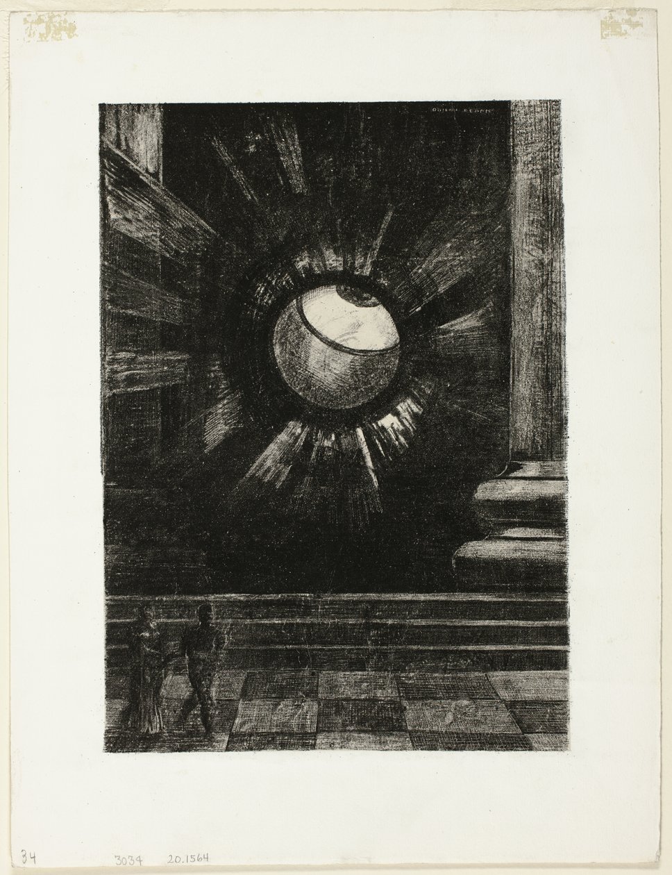 Vision, Tafel acht aus In Dreams von Odilon Redon