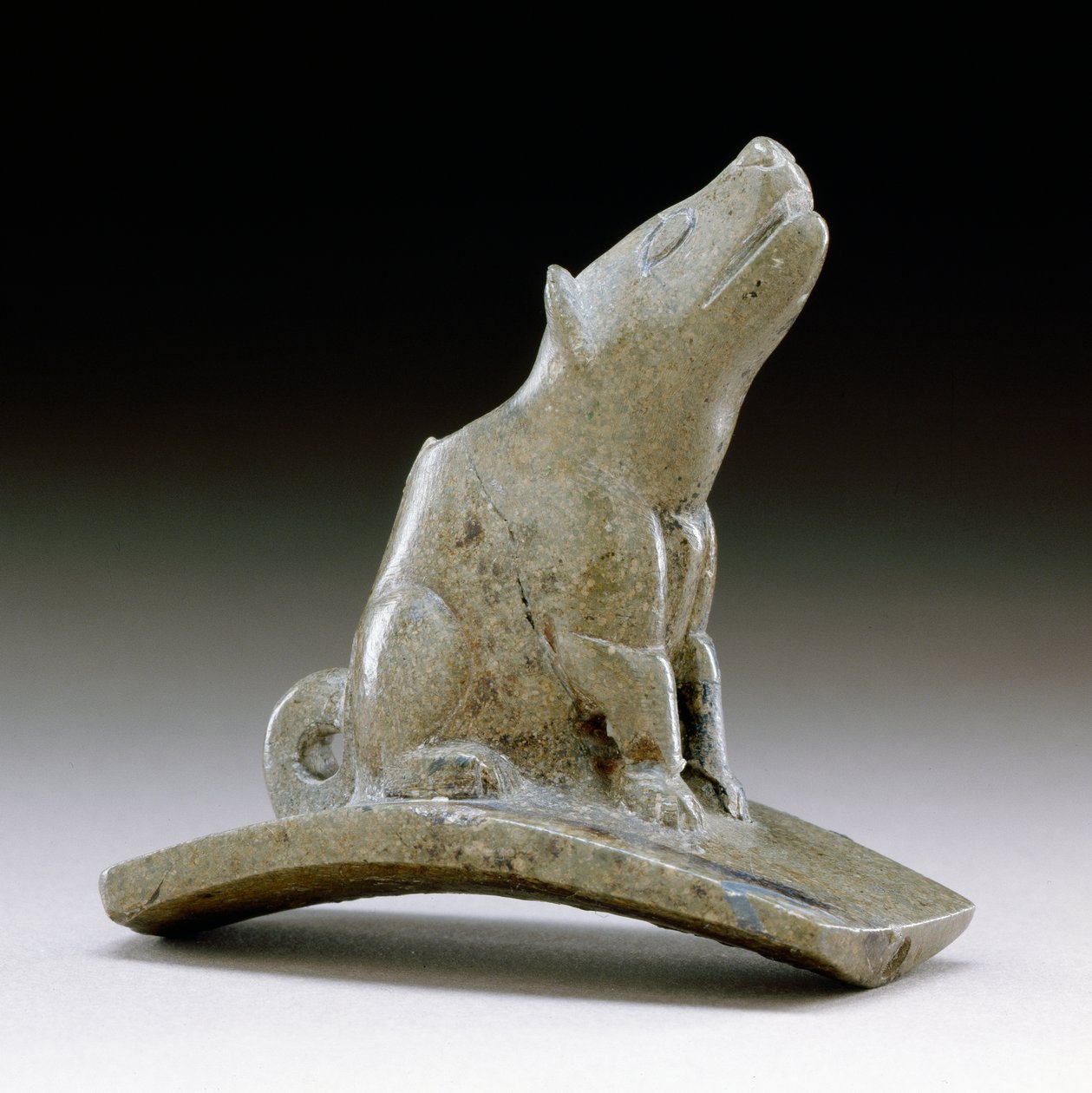 Kojoten-Plattformpfeife, 200 v. Chr. - 100 n. Chr. von Ohio Hopewell culture