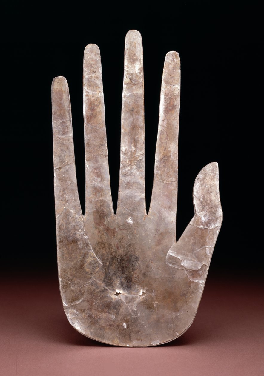 Handförmiger Ausschnitt, 200 v. Chr.-400 n. Chr. (Glimmer) von Ohio Hopewell culture