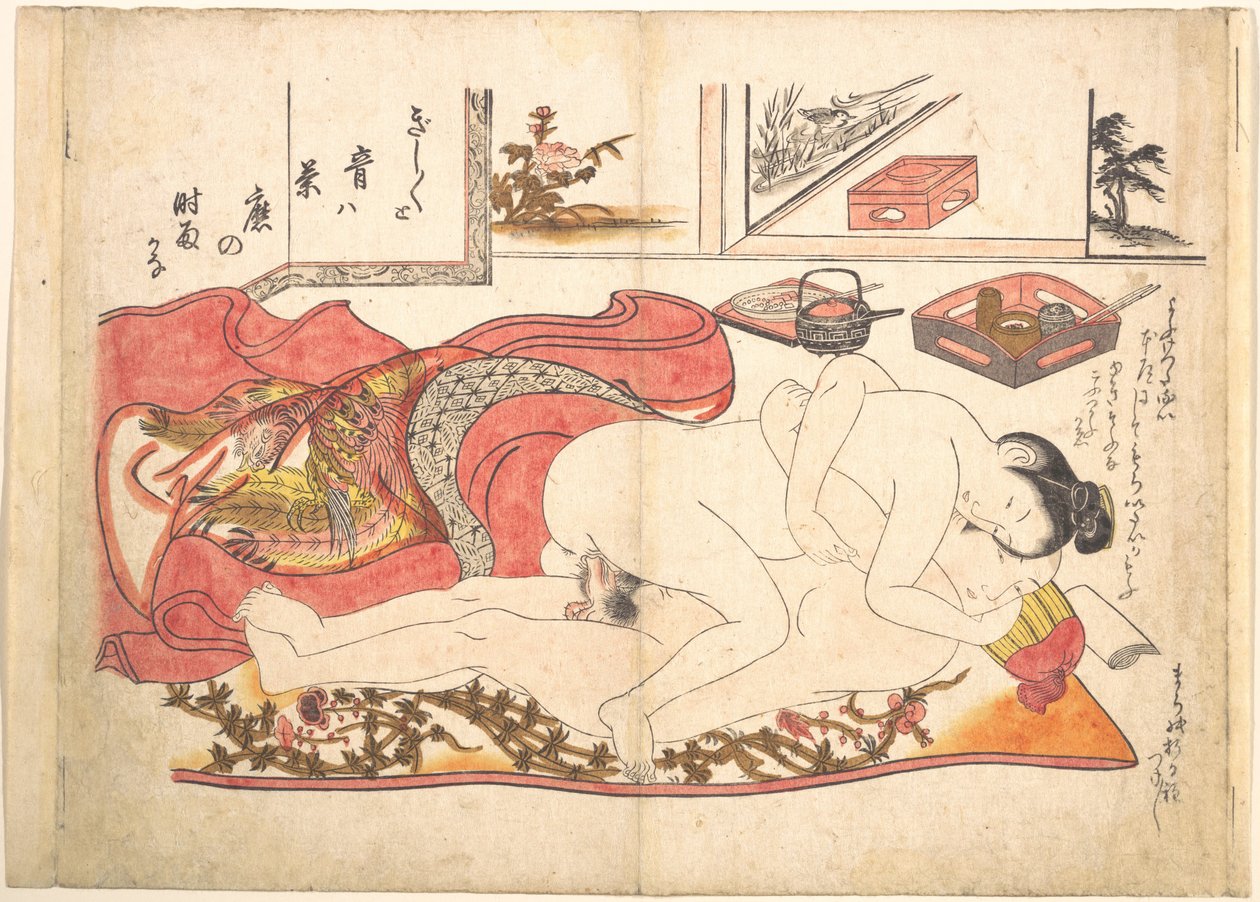 Schlafzimmerszene von Okumura Masanobu