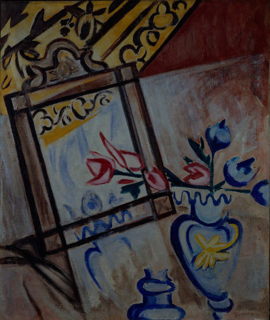 Stillleben, 1913 von Olga Rozanova: Kunstdruck kaufen