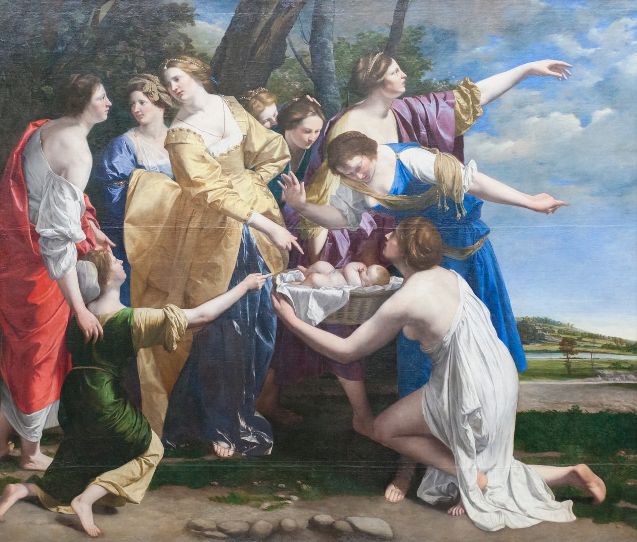 Die Auffindung des Moses von Orazio Gentileschi