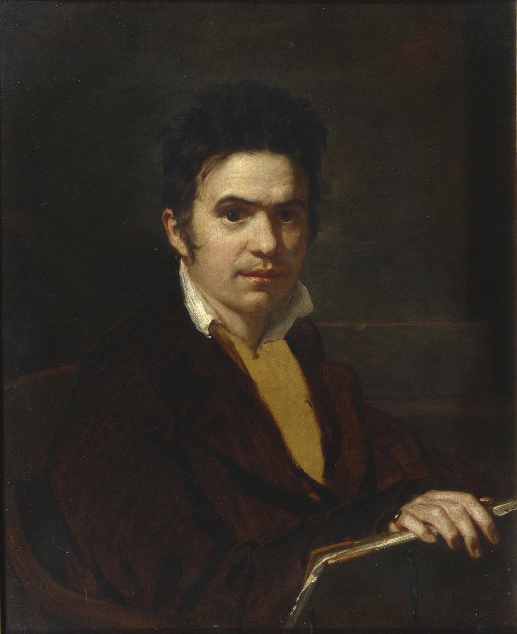 Porträt von Alexander Khristoforovich Vostokov von Orest Adamovich Kiprensky