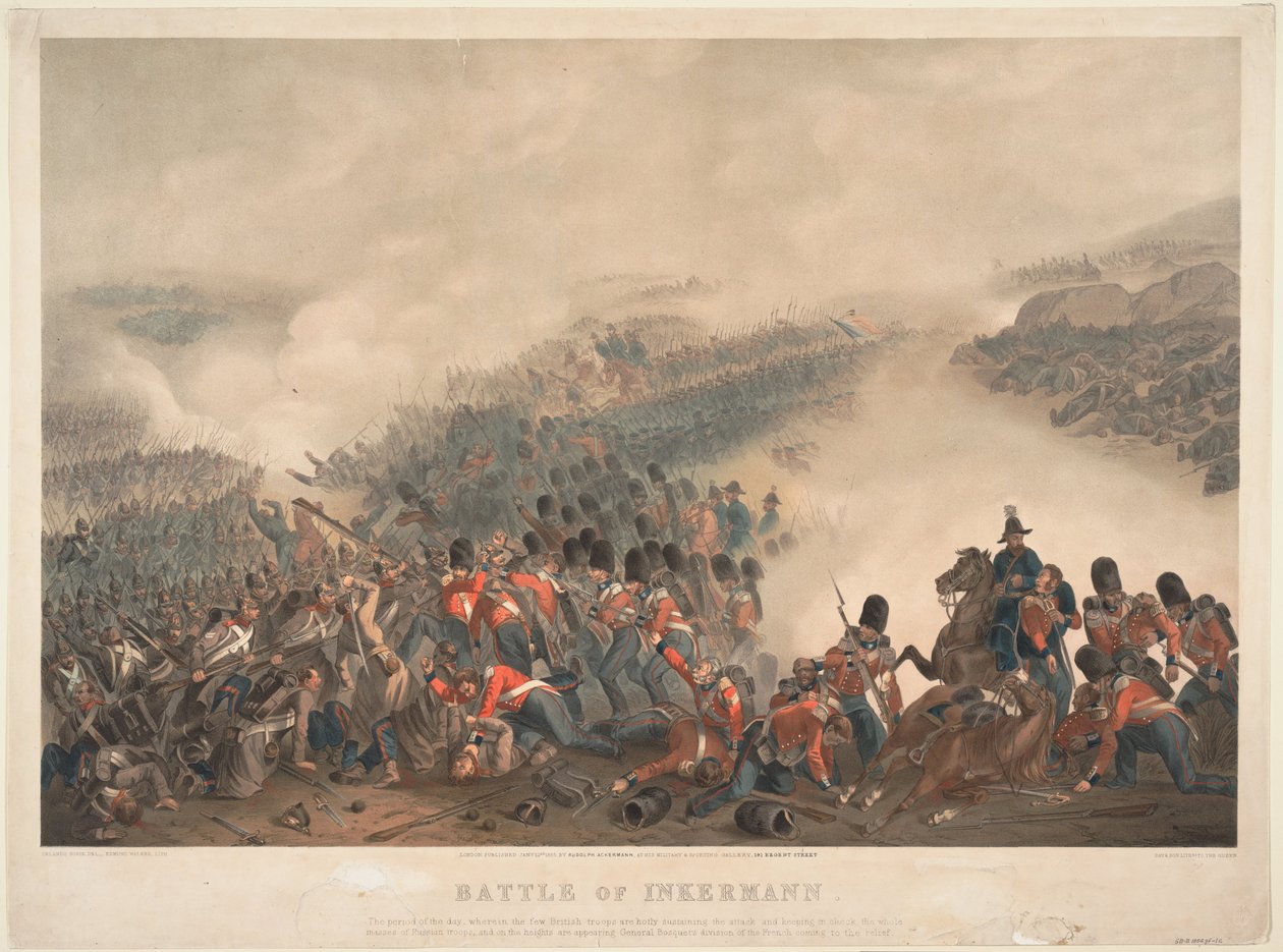 Die Schlacht von Inkerman am 5. November 1854, 1855 von Orlando Norie