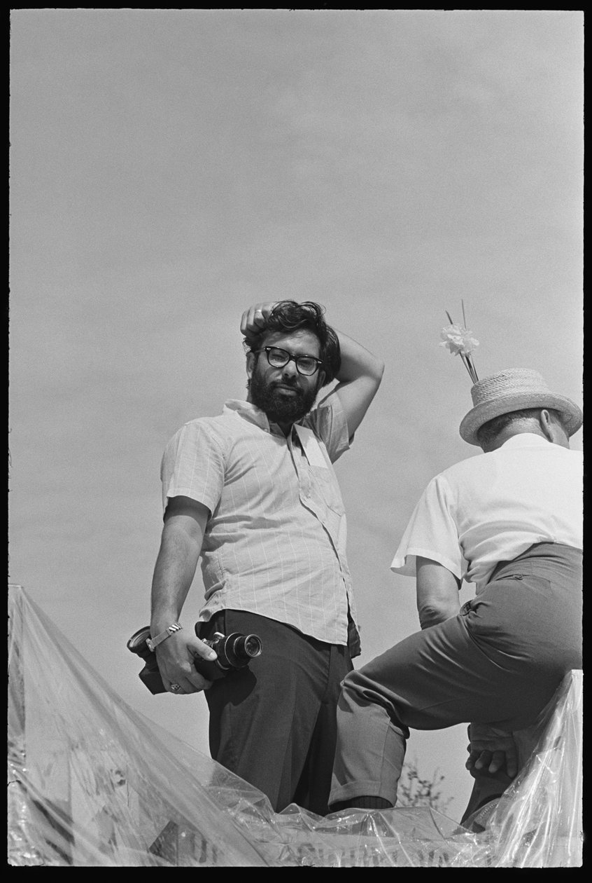 Francis Ford Coppola am Set von 