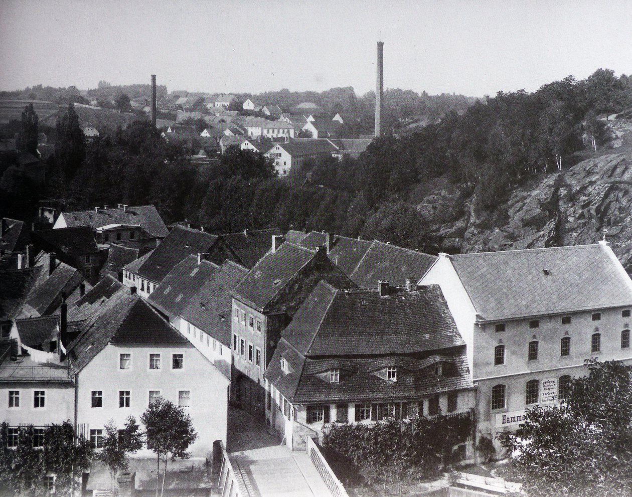 Seidauer Brücke, Hammer-Mühle von Oscar Meister; Uploader Dr. Bernd Gross
