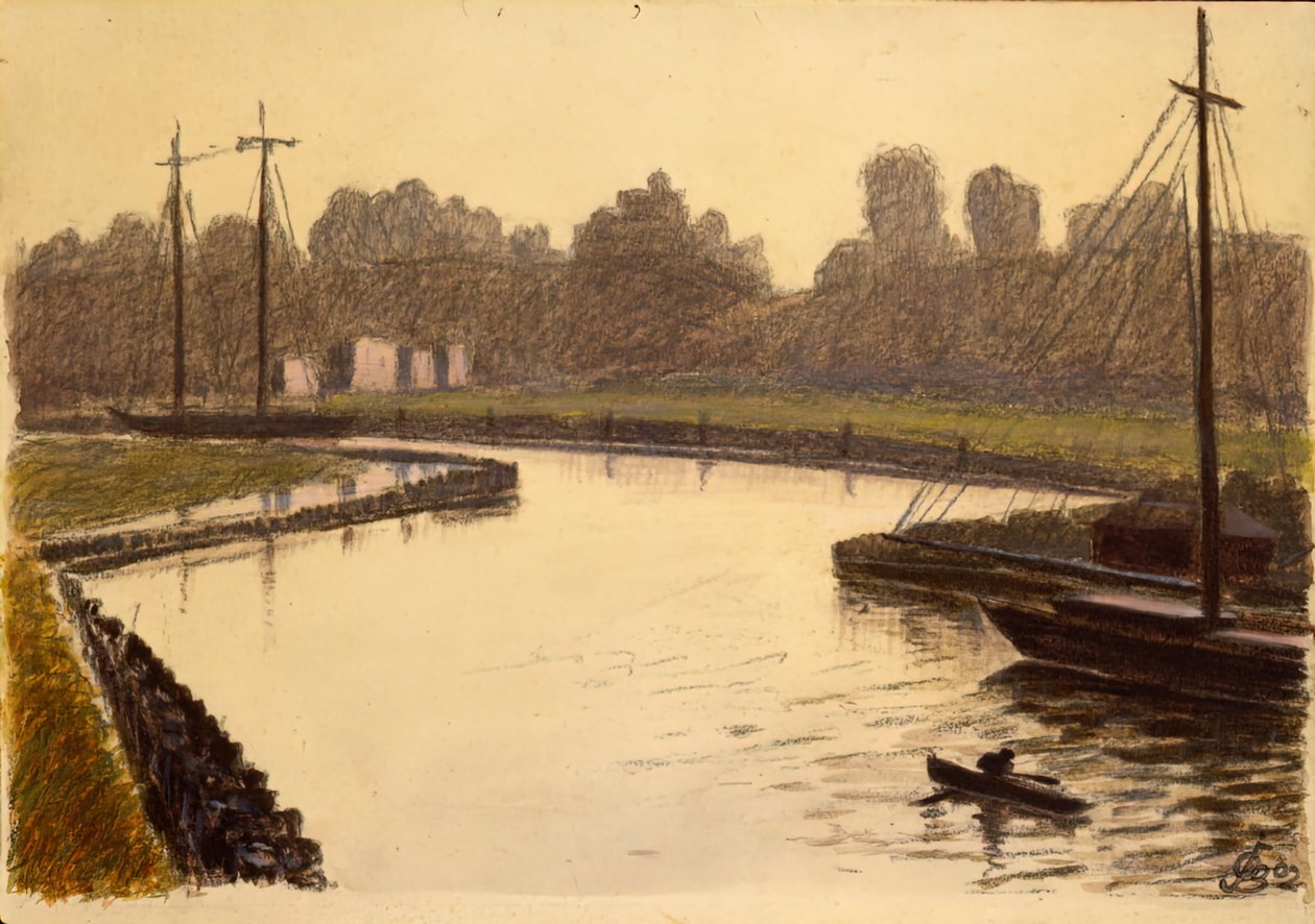 Ohne Titel, 1902 von Oscar Bluemner