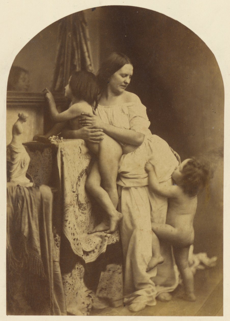 Madonna mit Kind und Johannes dem Täufer von Oscar Gustave Rejlander