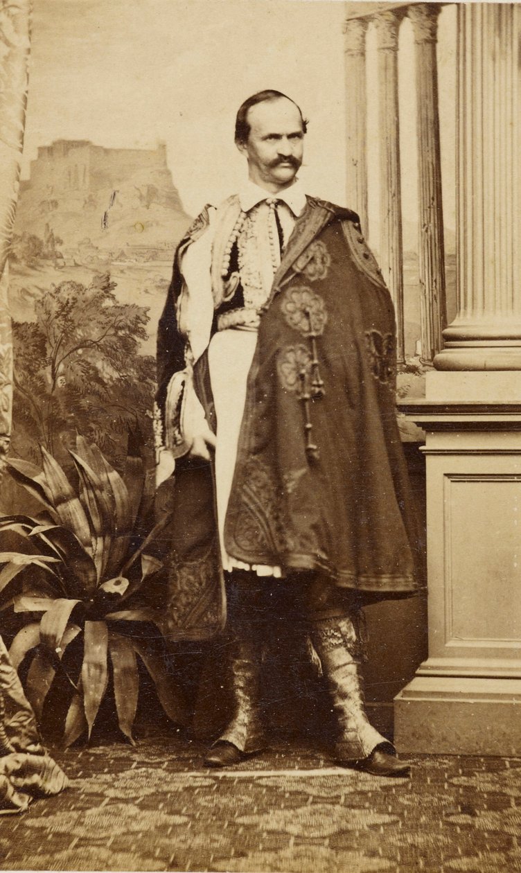 Porträt von Otto I., König von Griechenland, ca. 1863 von Oscar Kramer