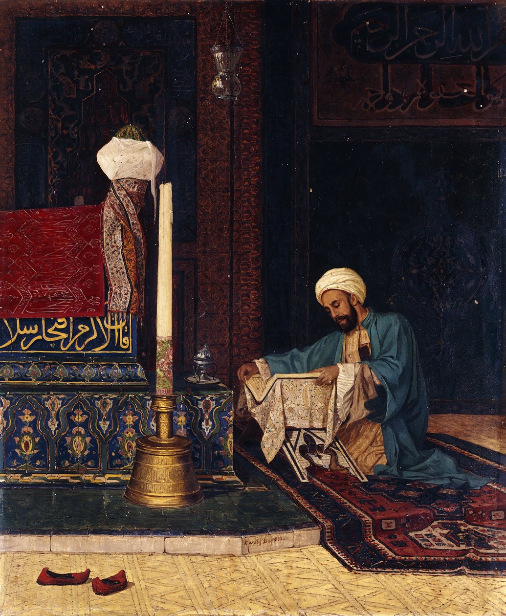 Das Grab von Mehmed I., Yesil Turbe, Bursa, 1881 von Osman Hamdi Bey