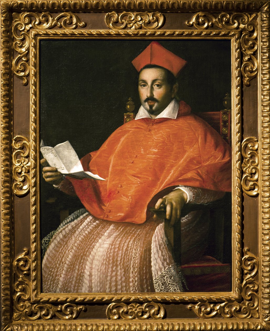 Porträt von Kardinal Scipione Borghese (Scipione Caffarelli-Borghese) (1577-1633) von Ottavio Leoni von Ottavio Mario Leoni