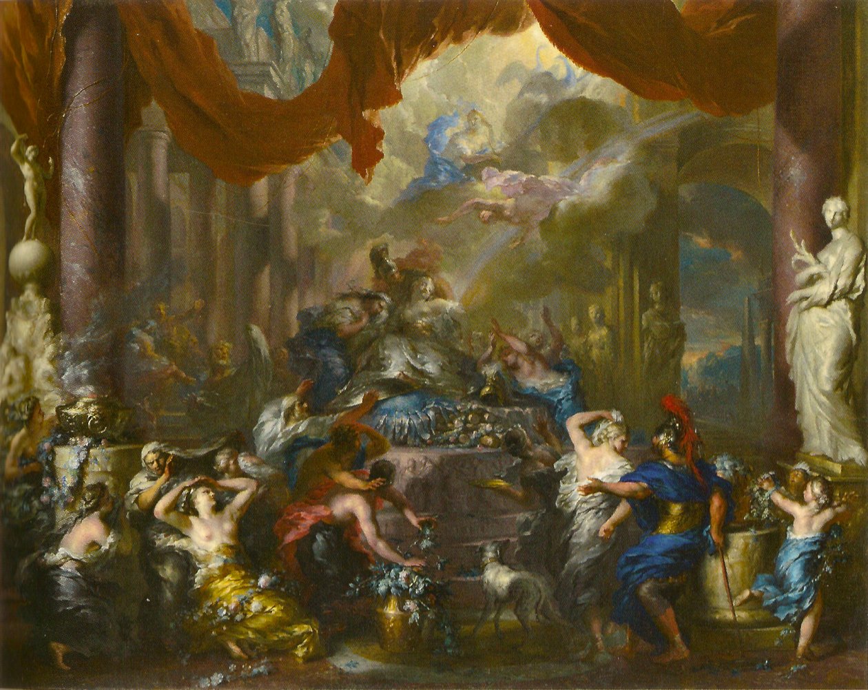 Der Tod der Dido von Ottmar Elliger the Younger