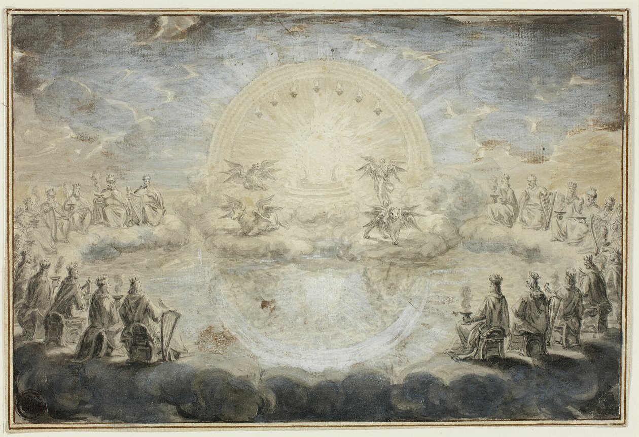 Szene aus der Offenbarung von Ottmar Elliger the Younger