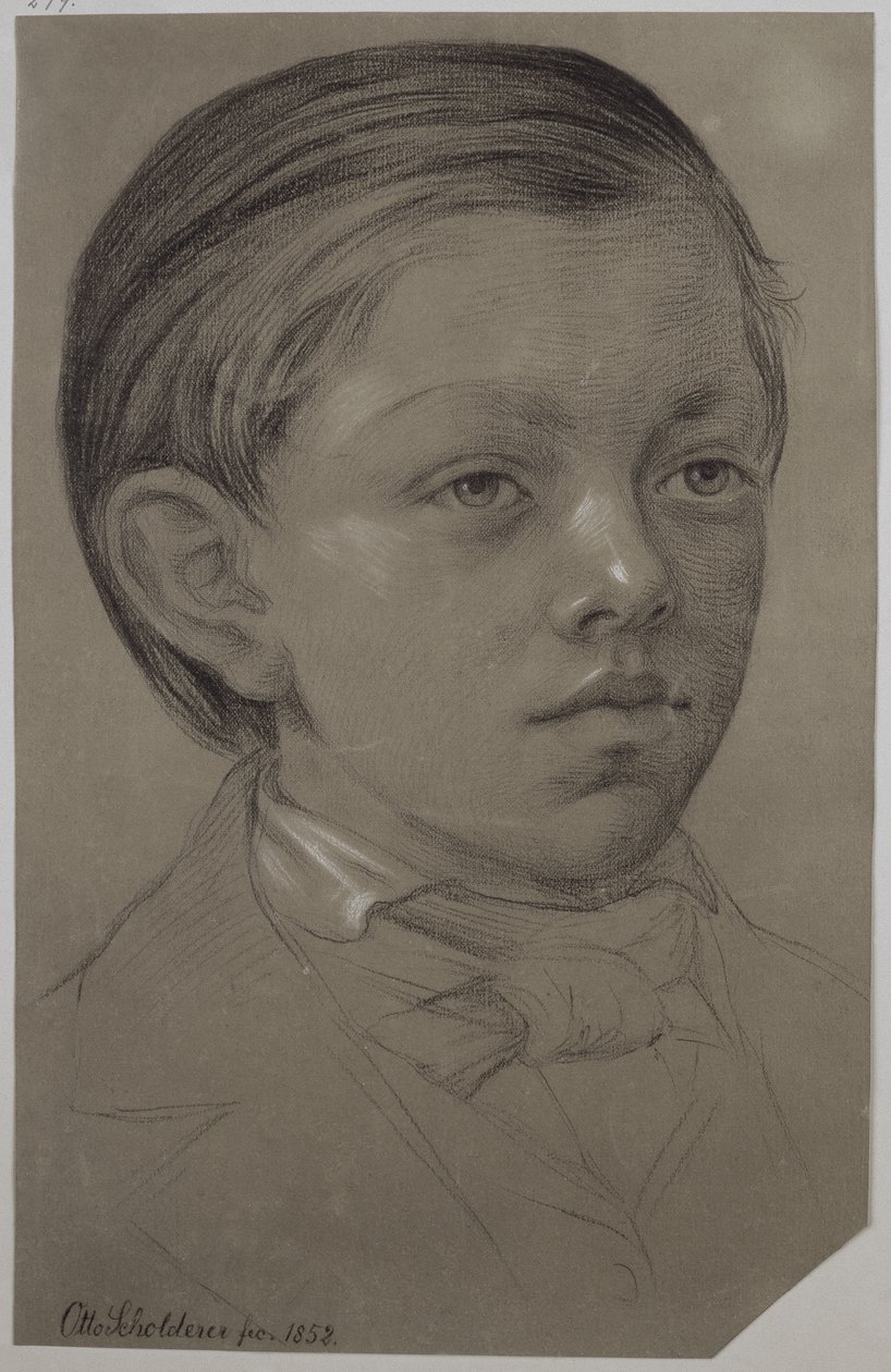 Kinderbildnis des Wilhelm Amandus Beer von Otto Scholderer