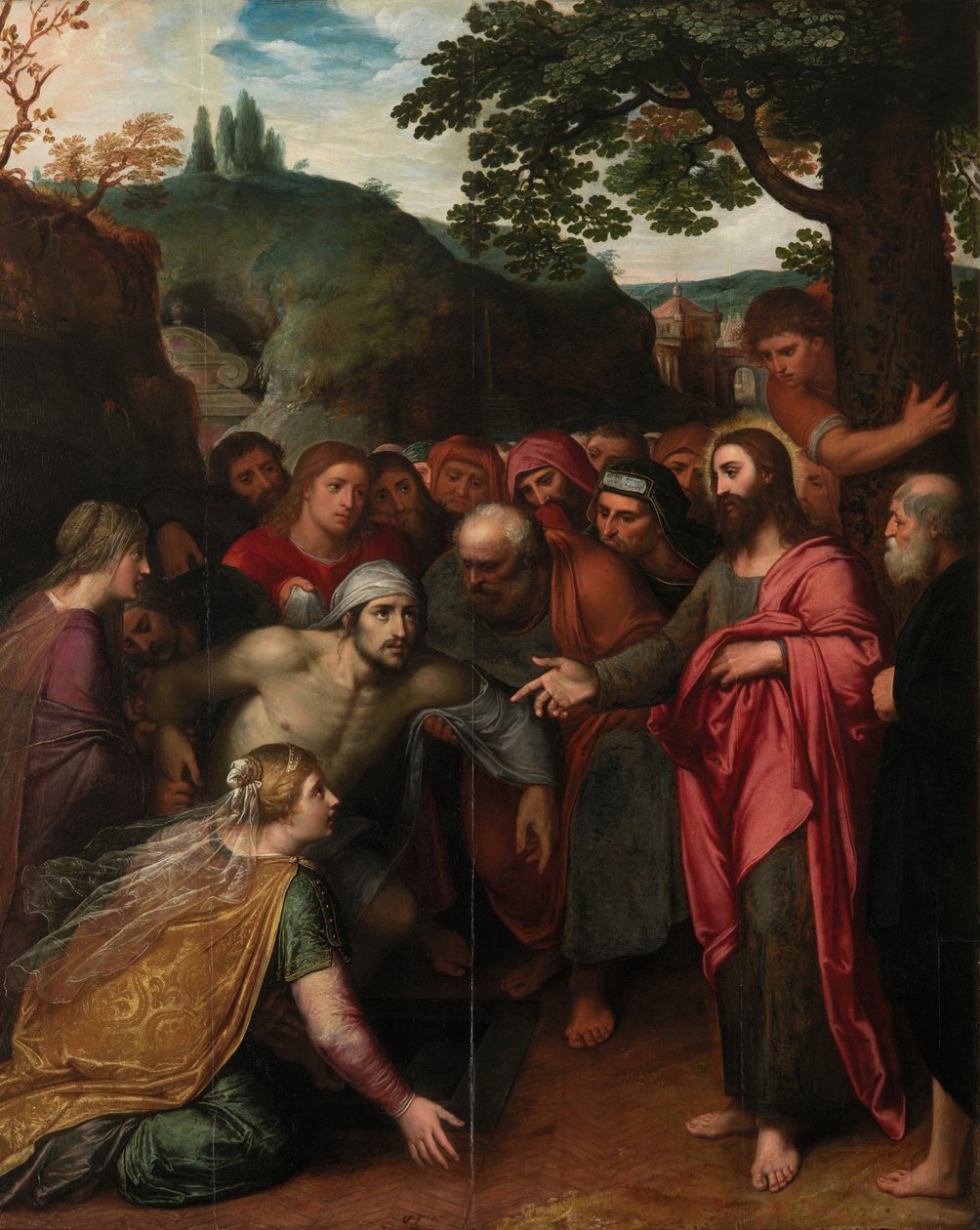 Die Auferweckung des Lazarus von Otto van Veen