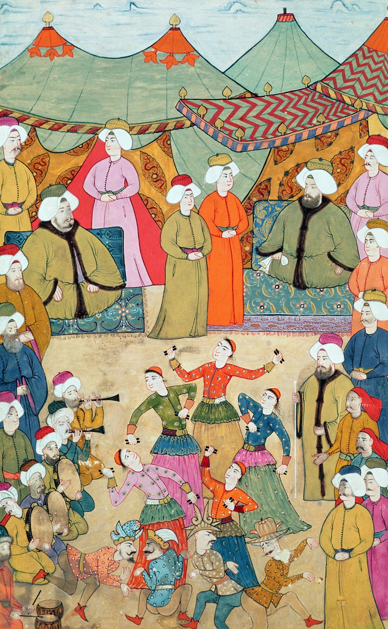 Ein Tanz zum Vergnügen von Sultan Ahmet III. aus dem 