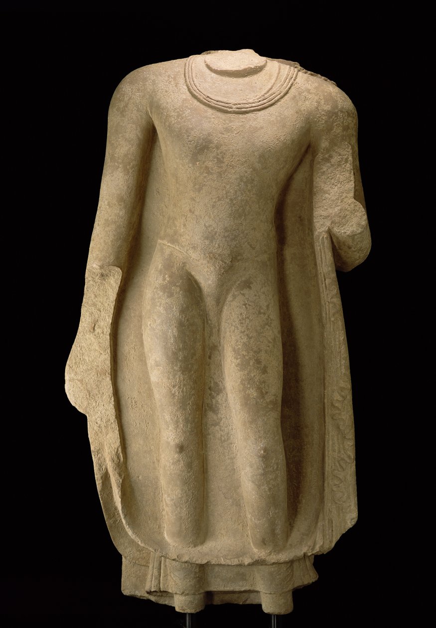 Stehende Figur des Buddha (Kopf fehlt), Gandhara von Pakistani School