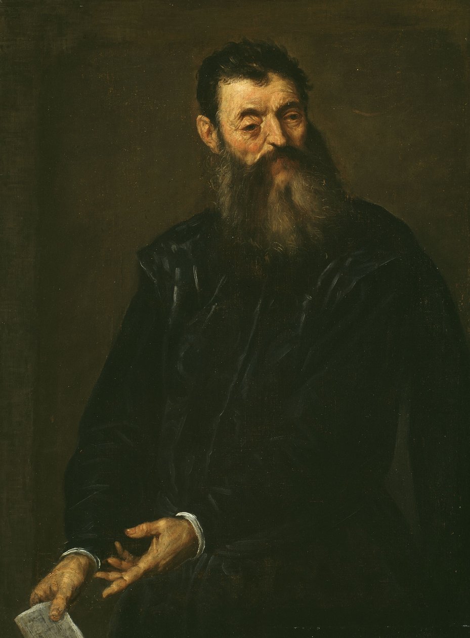 Porträt eines Gentlemans, ca. 1590 von Palma Il Giovane (1548 1628)