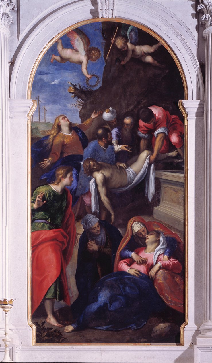 Die Kreuzabnahme Christi von Palma Il Giovane