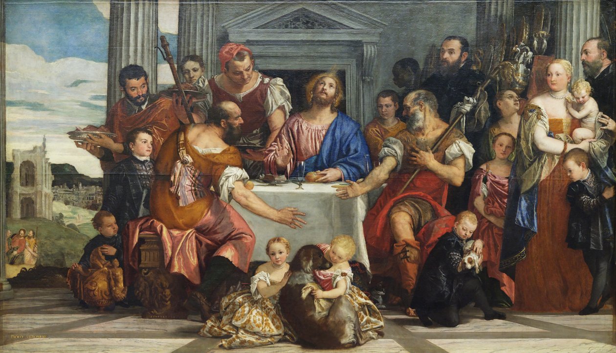 Das Abendmahl in Emmaus von Paolo Veronese